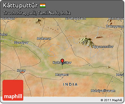 Satellite 3D Map of Kāttuputtūr