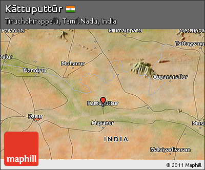 Satellite 3D Map of Kāttuputtūr