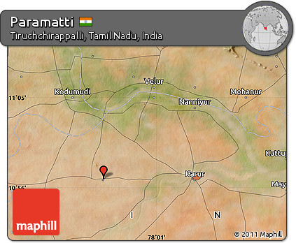 Satellite Map of Paramatti