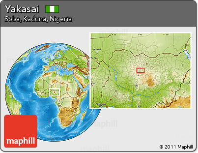 Physical Location Map of Yakasai