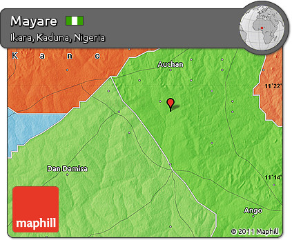 Political Map of Mayare