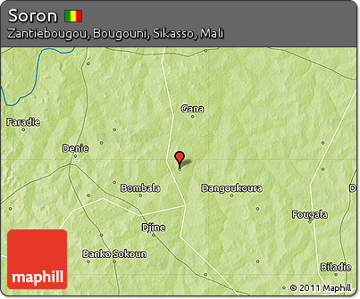 Physical Map of Soron