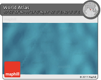 Satellite 3D Map of the Area around 11° 9' 41" N, 81° 40' 30" E