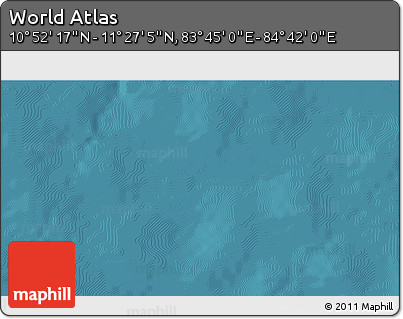 Satellite 3D Map of the Area around 11° 9' 41" N, 84° 13' 29" E
