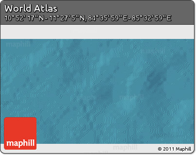Satellite 3D Map of the Area around 11° 9' 41" N, 85° 4' 29" E