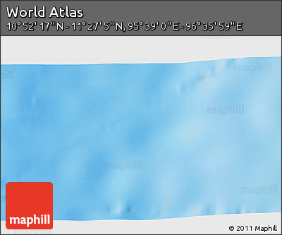 Physical 3D Map of the Area around 11°&nbsp;9'&nbsp;41"&nbsp;N,&nbsp;96°&nbsp;7'&nbsp;30"&nbsp;E