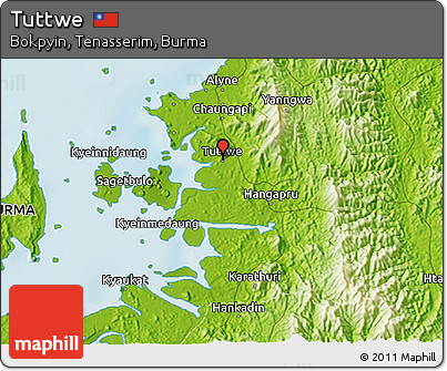 Physical 3D Map of Tuttwe
