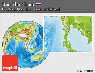 Physical Location Map of Ban Tha Kham
