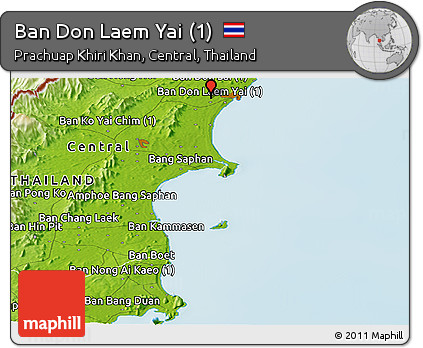 Physical Panoramic Map of Ban Don Laem Yai (1)
