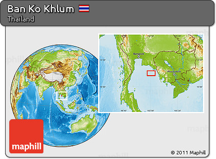 Physical Location Map of Ban Ko Khlum