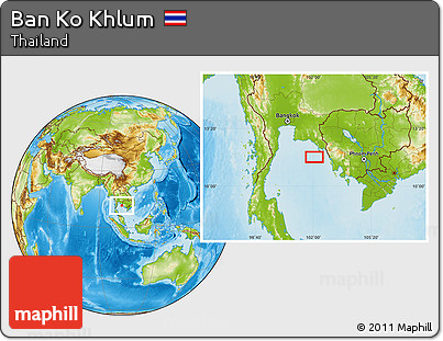 Physical Location Map of Ban Ko Khlum