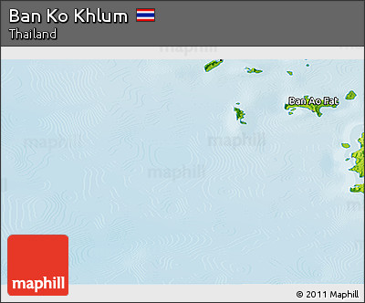Physical Panoramic Map of Ban Ko Khlum