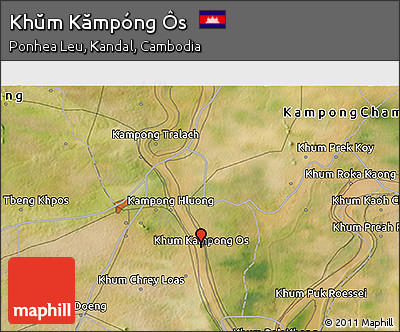 Satellite 3D Map of Khŭm Kămpóng Ôs