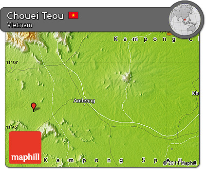 Physical Map of Chouei Teou