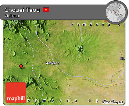 Satellite Map of Chouei Teou