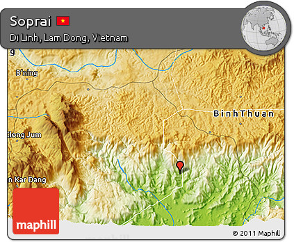 Physical 3D Map of Soprai