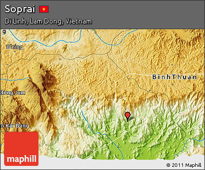 Physical 3D Map of Soprai