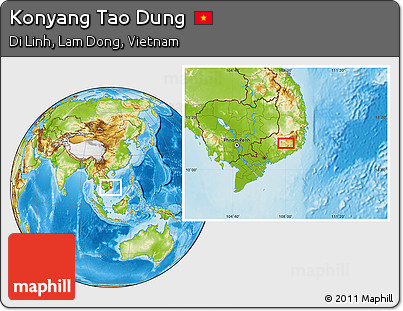 Physical Location Map of Konyang Tao Dung