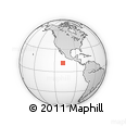 Outline Map of the Area around 11° 40' 49" N, 108° 43' 29" W, rectangular outline