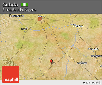 Satellite 3D Map of Gubda