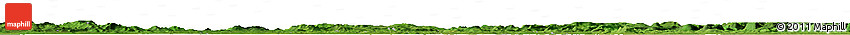 Satellite Horizon Map of the Area around 11° 40' 49" N, 10° 7' 30" W