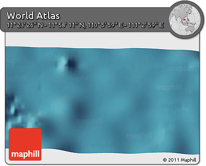 Satellite 3D Map of the Area around 11° 40' 49" N, 110° 34' 29" E