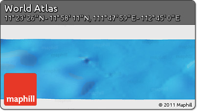 Physical Panoramic Map of the Area around 11° 40' 49" N, 112° 16' 30" E