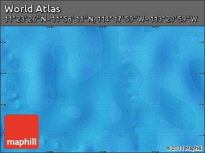 Political Map of the Area around 11° 40' 49" N, 113° 49' 29" W
