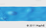Shaded Relief Panoramic Map of the area around 11° 40' 49" N, 116° 22' 30" W