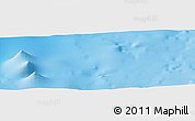 Shaded Relief Panoramic Map of the area around 11° 40' 49" N, 118° 13' 29" E