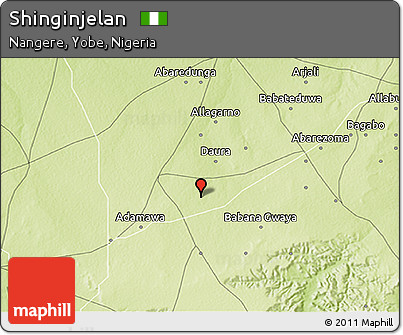 Physical 3D Map of Shinginjelan