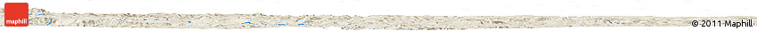 Shaded Relief Horizon Map of Ouleinko