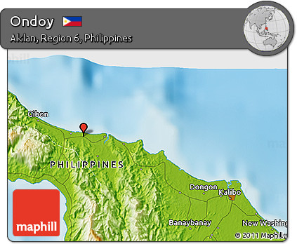 Physical 3D Map of Ondoy