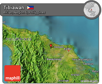 Satellite 3D Map of Tibiawan