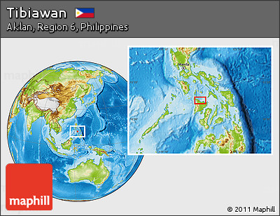 Physical Location Map of Tibiawan