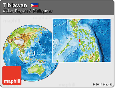 Physical Location Map of Tibiawan