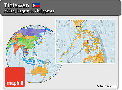 Political Location Map of Tibiawan