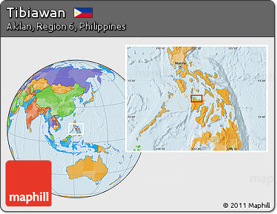 Political Location Map of Tibiawan