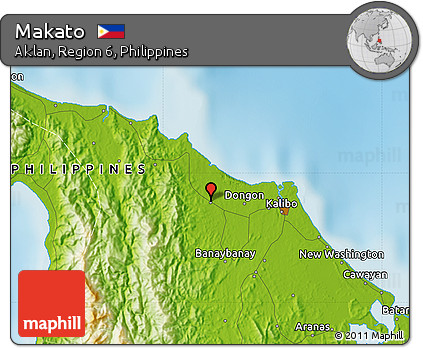 Physical Map of Makato