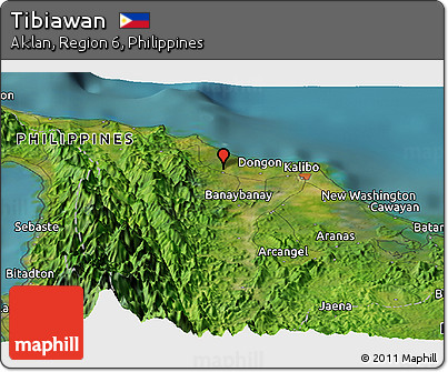Satellite Panoramic Map of Tibiawan