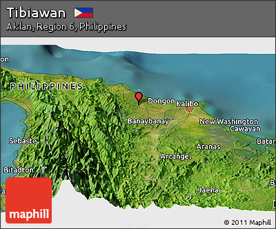 Satellite Panoramic Map of Tibiawan