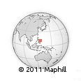 Outline Map of the Area around 11° 40' 49" N, 126° 43' 29" E, rectangular outline