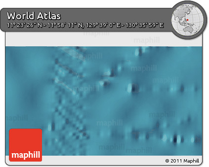 Satellite 3D Map of the Area around 11° 40' 49" N, 130° 7' 30" E