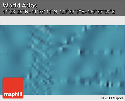 Satellite 3D Map of the Area around 11° 40' 49" N, 130° 7' 30" E