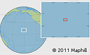 Savanna Style Location Map of the area around 11° 40' 49" N, 151° 13' 29" W