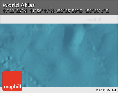Satellite 3D Map of the Area around 11° 40' 49" N, 153° 4' 29" E