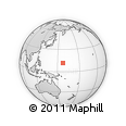 Outline Map of the Area around 11° 40' 49" N, 157° 19' 29" E, rectangular outline