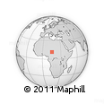 Outline Map of the Area around 11° 40' 49" N, 15° 22' 30" E, rectangular outline
