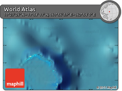 Satellite Map of the Area around 11° 40' 49" N, 162° 25' 30" E
