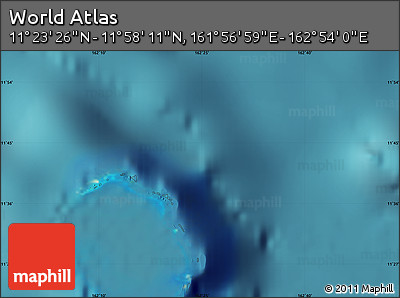 Satellite Map of the Area around 11° 40' 49" N, 162° 25' 30" E